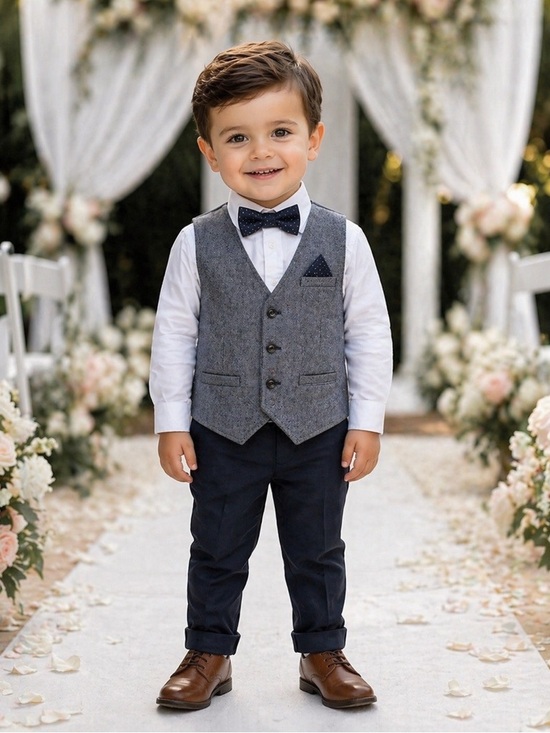 The Children's Place Other - Blue button down vest by The Children's Place